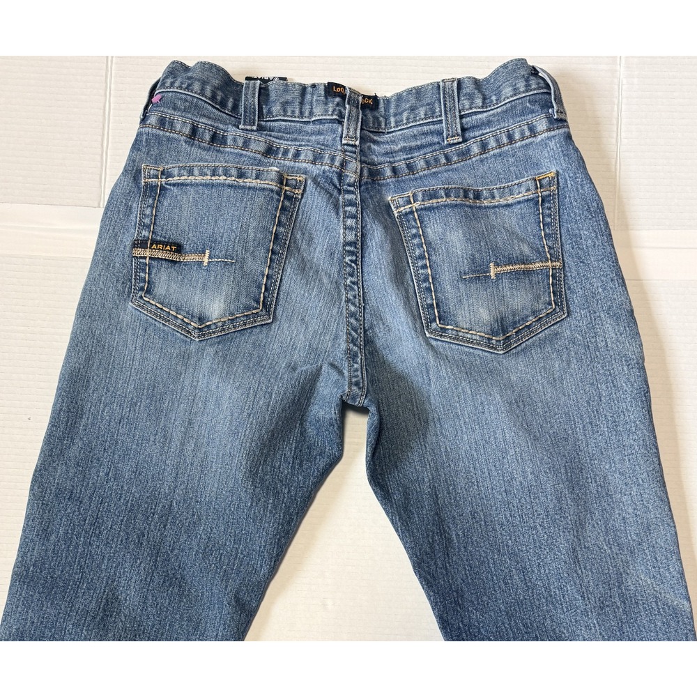 ARIAT M4 Rebar - Men's Jeans - Low Ris Bootcut Denim Western Workwear - 30x34